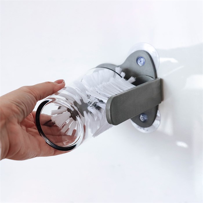 Ершик-щетка для мытья бутылок и стаканов,  14х13х16см, PP, PVC X101-0035 - фото 6302