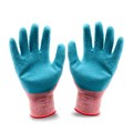 Садовые перчатки, вспененный латексный полуоблив, р.9, ОР 18-21см, 65 г D514-0008