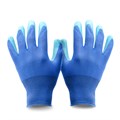 Перчатки садовые, латексный полуоблив, полиэстер, р. 9, ОР 18-21см, 45г D514-0011 - фото 4946