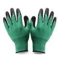 Перчатки садовые, латексный полуоблив, полиэстер, р. 9, ОР 18-21см, 65г D514-0016 - фото 4954