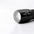 Фонарик, 10х3см, 3 режима, 1LED, белый, 3хААА, алюминий T751-0001