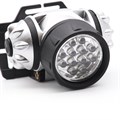 Фонарик налобный, 7.5х5см, 12LED, 4 реж., 3xAAA, 1.2В, 3Вт, ABS, IP22 T752-0006 - фото 5738