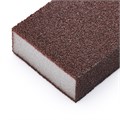 Губка для сильных загрязнений, 9х6х2.5см, поролон, абразив, 2шт X101-0005