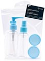 Дорожный набор емкостей, 60мл - 2шт, 5мл-2шт, лейка, PET, PP X203-0002