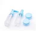 Дорожный набор емкостей, 60мл - 2шт, 5мл-2шт, лейка, PET, PP X203-0002