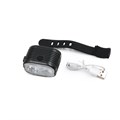 Фонарь для велосипеда, 5х3.5х3см, 2COB, 6реж., 150lm, 320mAh, USB, IP44, ABS S820-0029