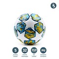Мяч футбольный, 5 размер, 32 панели, 3 слоя, PU 3.0мм, 340г (+-5%) (1) S850-0008 - фото 6806